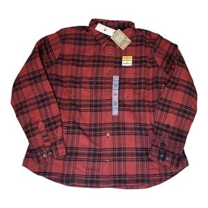 Carhartt 104518 R20 Women's Rugged Flex Flannel Fleece Lined Shirt XL(16/18)